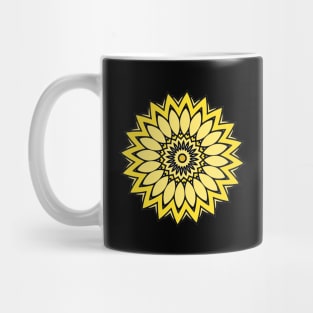 Yellow Kaleidoscope Mug